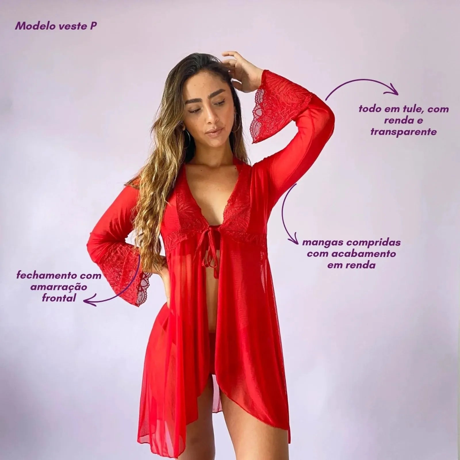 Robe Dilua Vermelho