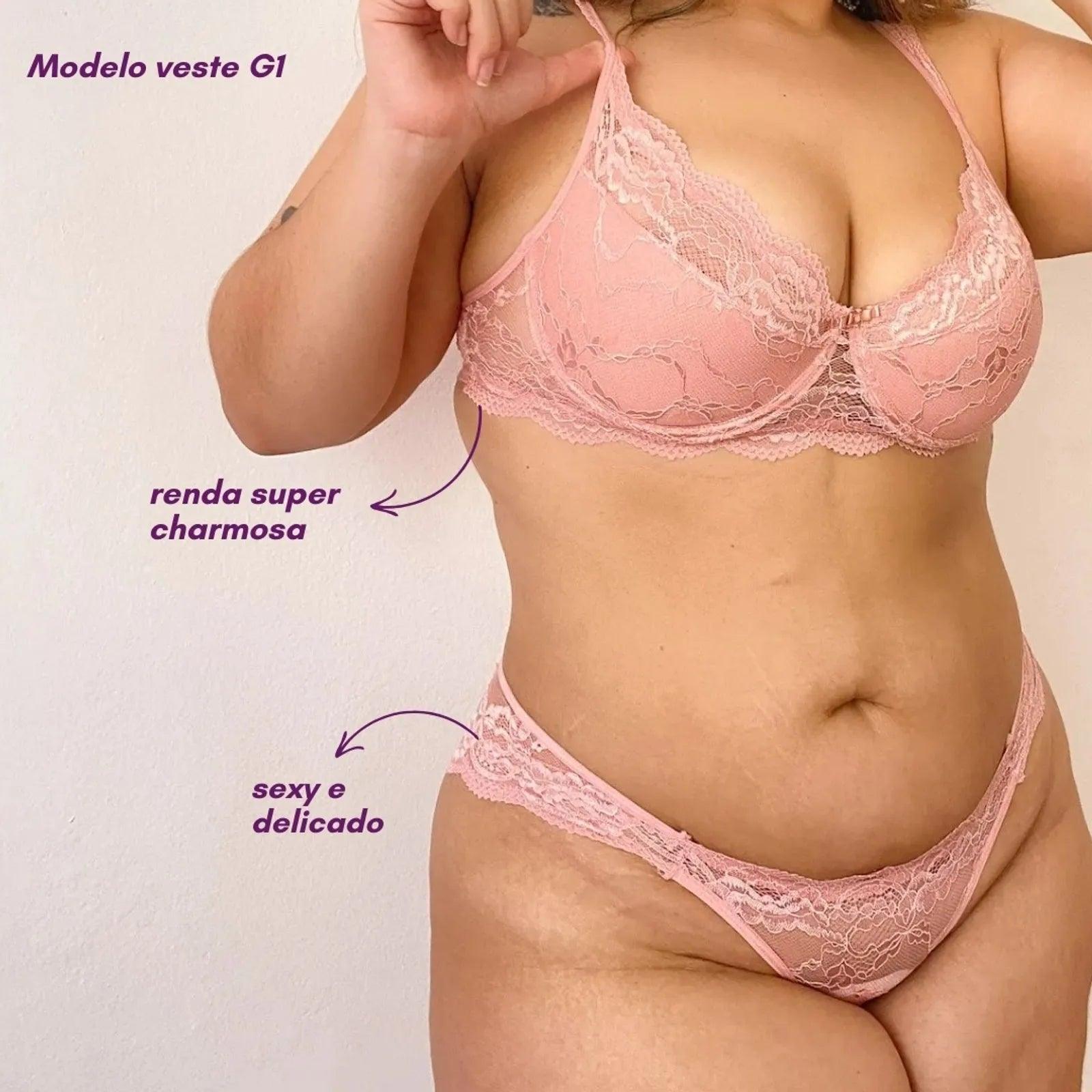Conjunto Love Rosa claro