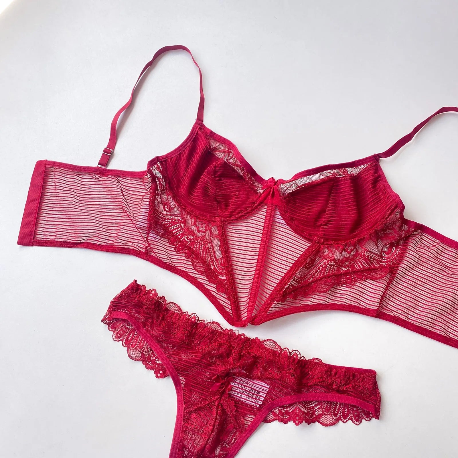 Conjunto Corset Afrodite Vermelho