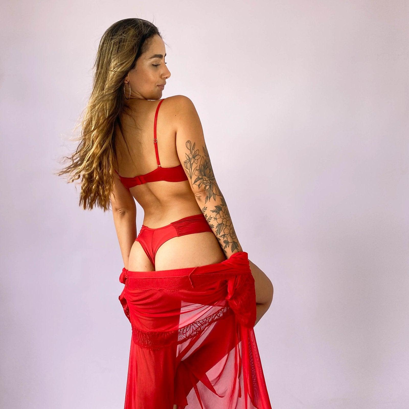Conjunto Selene Vermelho