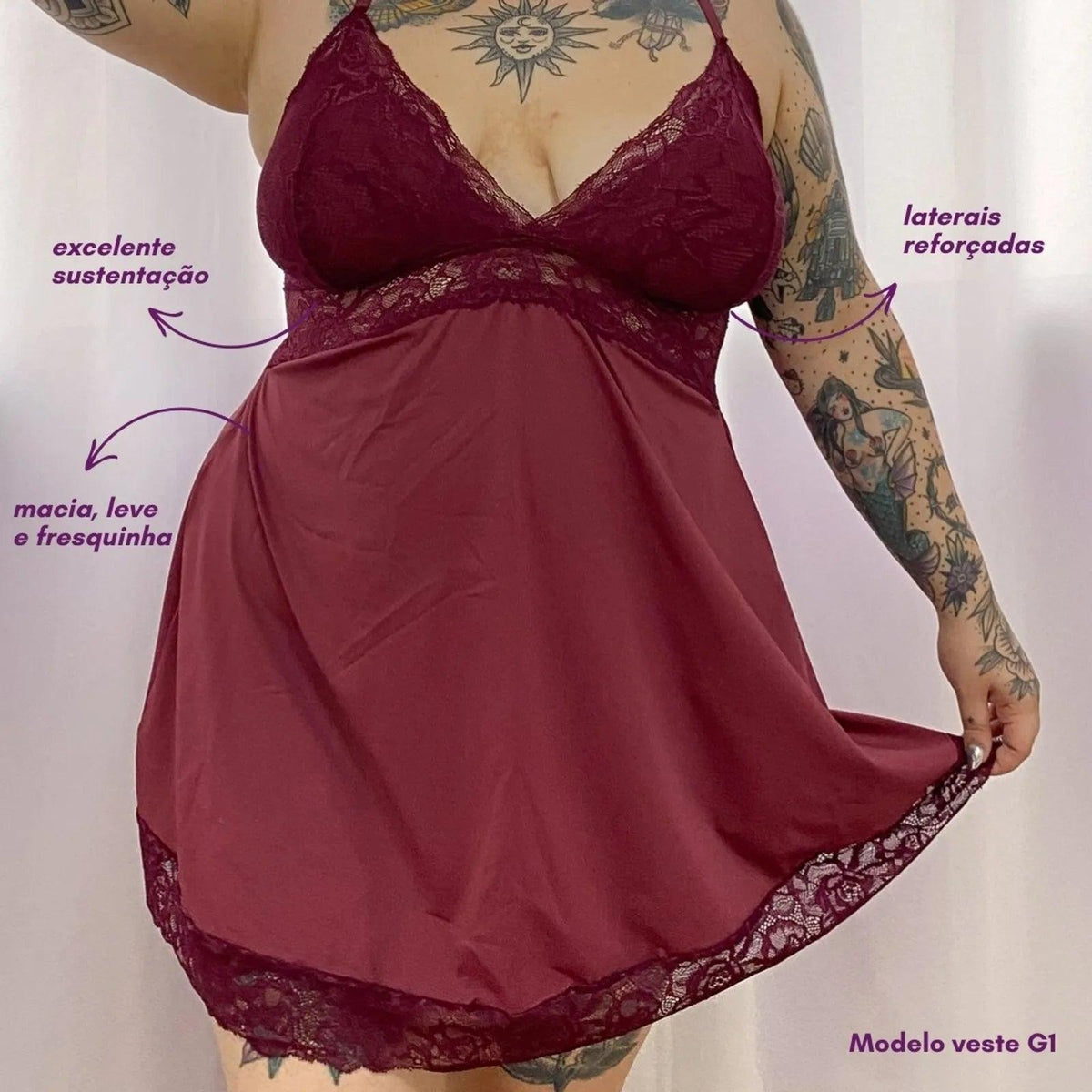 Camisola Honey Plus Cherry