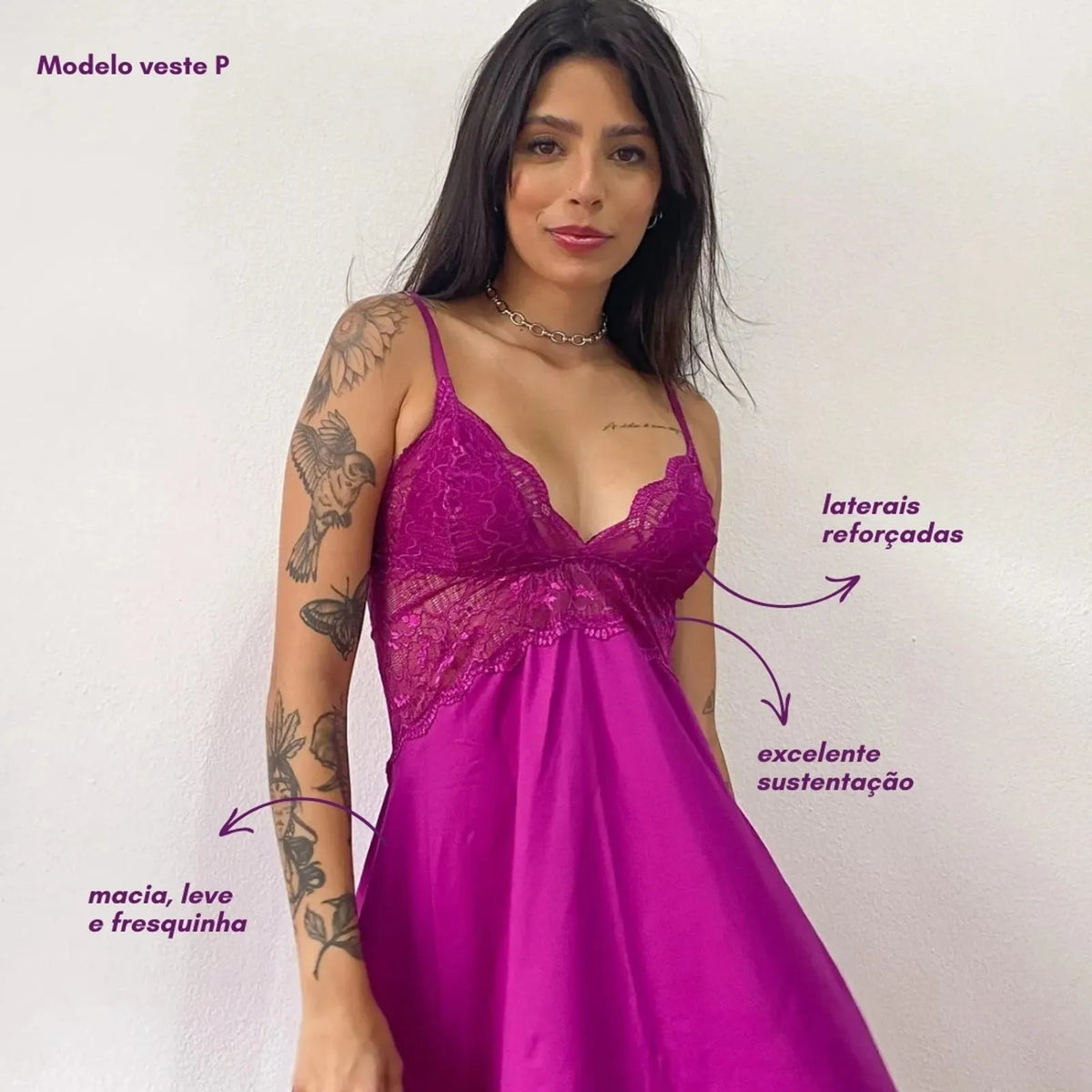 Camisola Honey Roxo