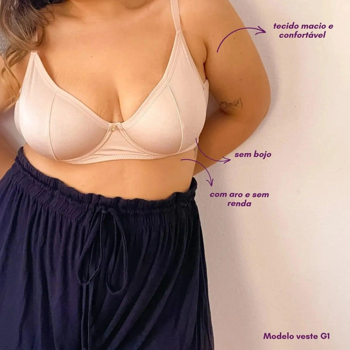 Sutiã Vanilla Plus Creme