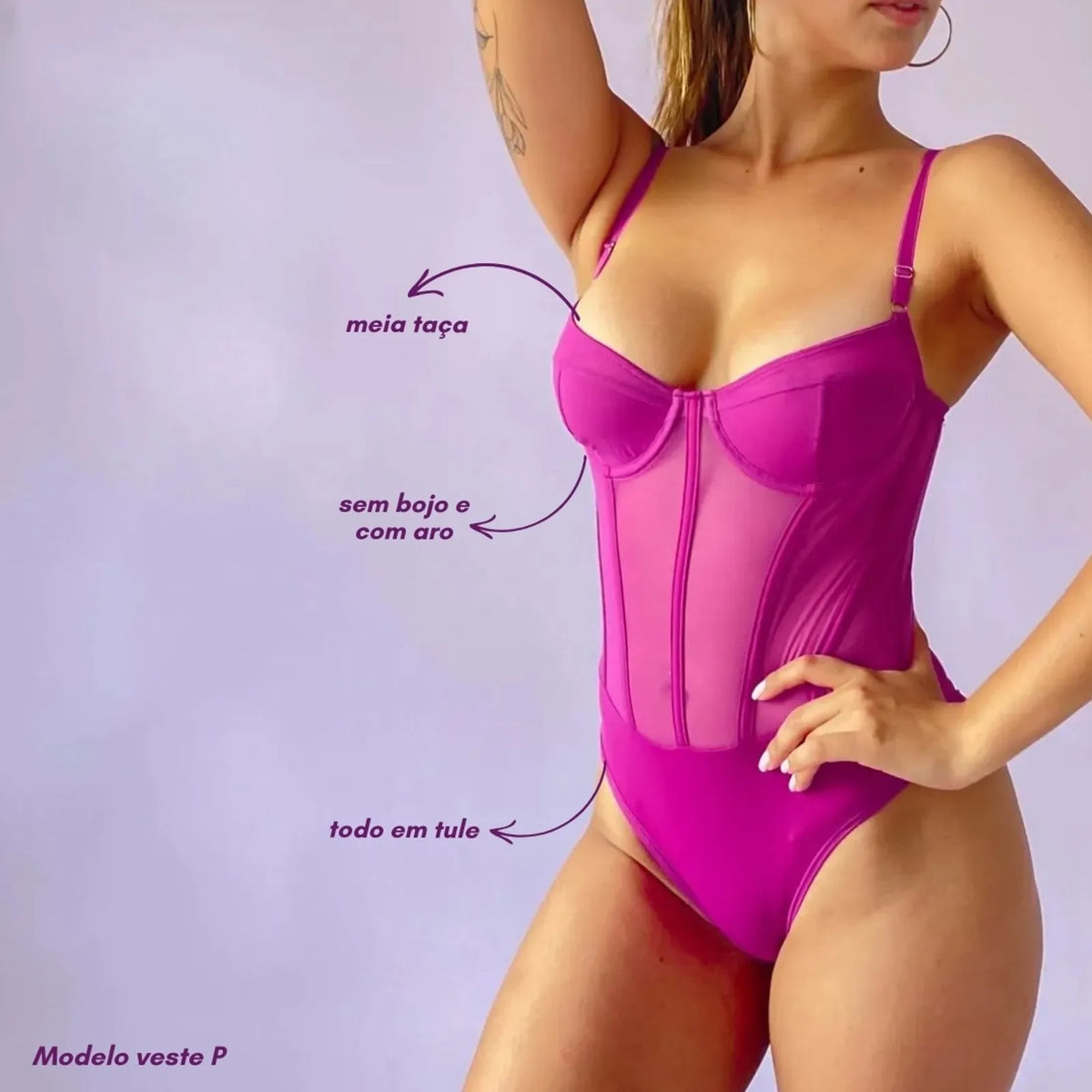 Body Perséfone Roxo