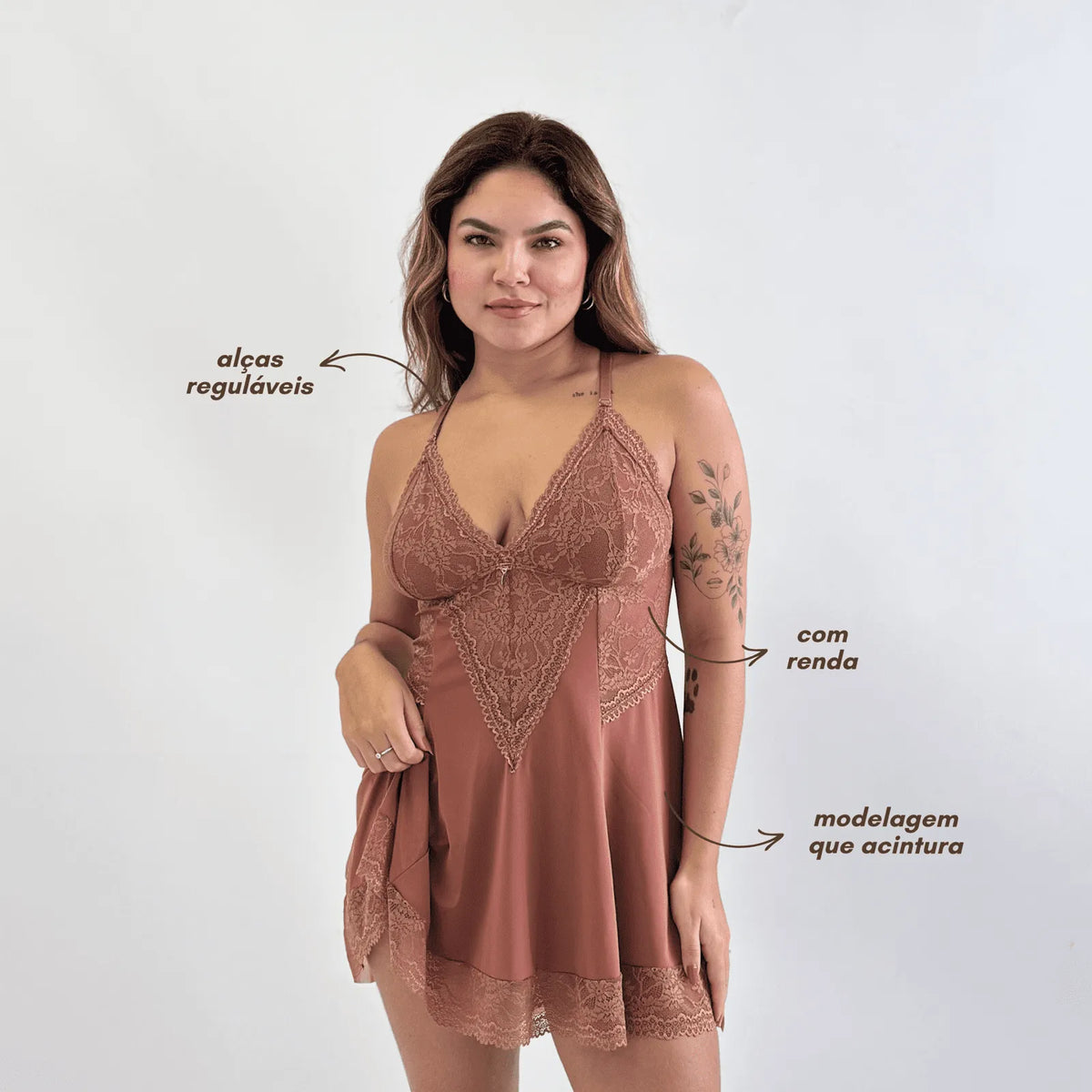 Camisola Avelã Marrom
