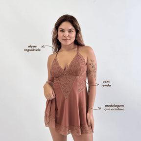 Camisola Avelã Marrom