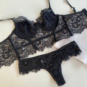 Conjunto Corset Gemini Preto