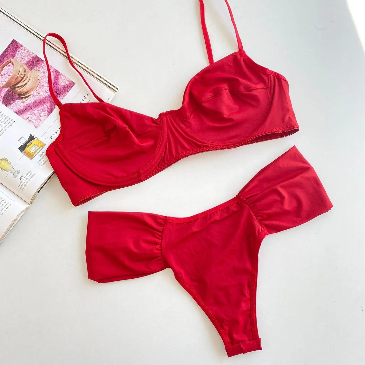 Conjunto Selene Vermelho