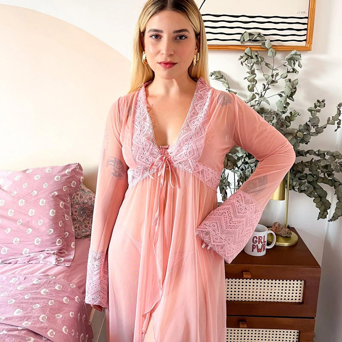 Robe Dilua Rosa claro