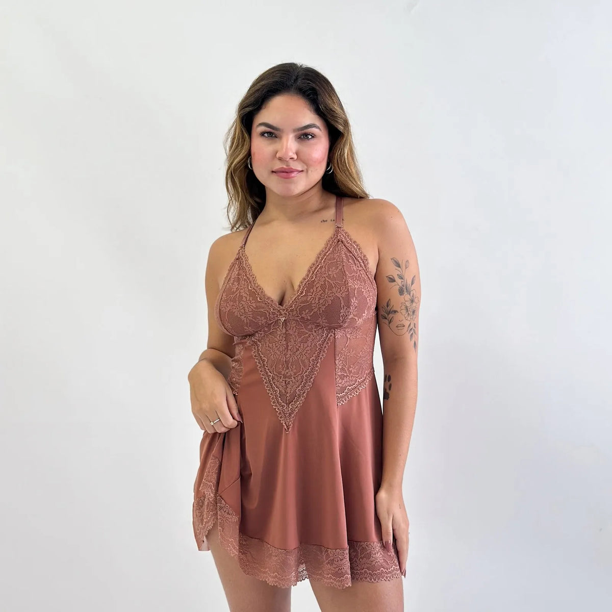 Camisola Avelã Marrom